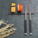 5 Pairs Chopsticks Set Kitchen 304 Stainless Steel Reusable Travel Chop sti