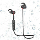 YCH-06 Bluetooth Earphone Magnetic Headphones Waterproof Headset (Black) A