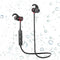YCH-06 Bluetooth Earphone Magnetic Headphones Waterproof Headset (Black) A