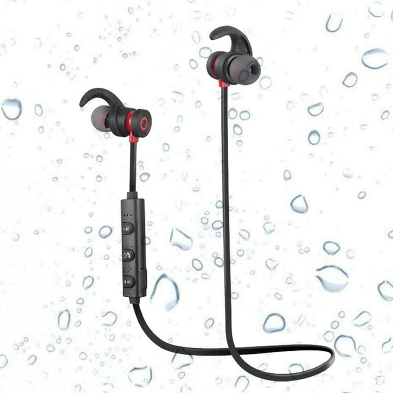 YCH-06 Bluetooth Earphone Magnetic Headphones Waterproof Headset (Black) A