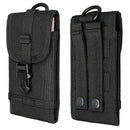 Cell Phone Pouch Case Belt Bag For Smartphone 5.5inch Black O2E7