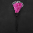 1pc Fashion Turkey Feather Duster with Black Plastic Handle Cleaning Tool(r L2S9
