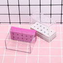 10 holes nail drill bit holder stand displayer organizer nail art manicure J Bj
