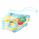 Small Female Pet Puppy Dog Clothes Physiological Sanitary Diaper Pant Blue+