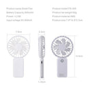 Rechargeable Usb Handheld Mini Fan Third Gear Silent Strong Wind Personal A