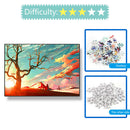 Sunset Tree 1000pcs DIY Paper Puzzles Jigsaw Educational Kids Adults Toys  A