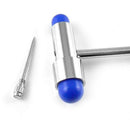 Orange Multifunction Neurological Reflex Hammer Percussor With Brush Medica