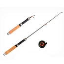 Winter Super Short Retractable Ice Fishing Rod Telescopic Mini Ice Fishing  V8A5