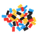 60pcs Multi-color Plastic Tank Chess Pieces Lot Party Board Game Accessories