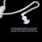 Universal 3.5mm Jack Acoustic Hollow Air Tube Anti-radiation Earphone Earpi T9J2