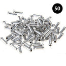 50PCS Bicycle Bike Shifter Brake Ferrules Cable Tips Caps End Crimp Q6L6