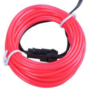 Neon Glowing Electroluminescent Wire (El Wire) with Battery Pack Controller R1X3