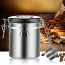 Coffee Canister with Scoop Airtight Coffee Container Stainless Steel Storag