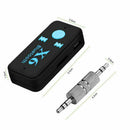 x6 Wireless Bluetooth ABS AUX Audio Stereo Music Home Car Receiver Adapter