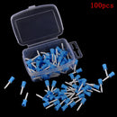 100Pcs/set`dental plastic polishing brush prophy rubber cup dentist lab mater ^