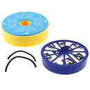 Washable Pre Motor Filter & Post Motor Allergy HEPA Filter with Seal Kit Fo