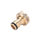 2x 3/4" Threaded Brass Tap Adaptor Garden Water Hose Pipe Connector Fitting3C