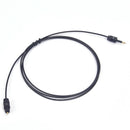 Audio CableBlack TOSlink Plug to MINI-TOSLink OPTICAL 3.5mm Jack 0.5m  JR