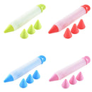 4PCS Fondant Cake Pen Pastry Icing Writing Syringe Baking Decor DIY Tools UHD
