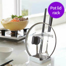 Cooking Tool Storage Rack Home Spoon Rest Pot Lid Holder Kitchen Organizer Stand