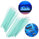 50pcs printer cleaning swabs solvent sponge cleaning swaps buds foam printhead^