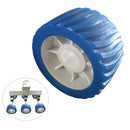 1 Piece Boat Trailer Roller Marine Boat Ribbed Wobble Roller Plastic, Wide: