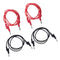 4pcs 4mm Stackable Banana Plug Wire Soft Silicone