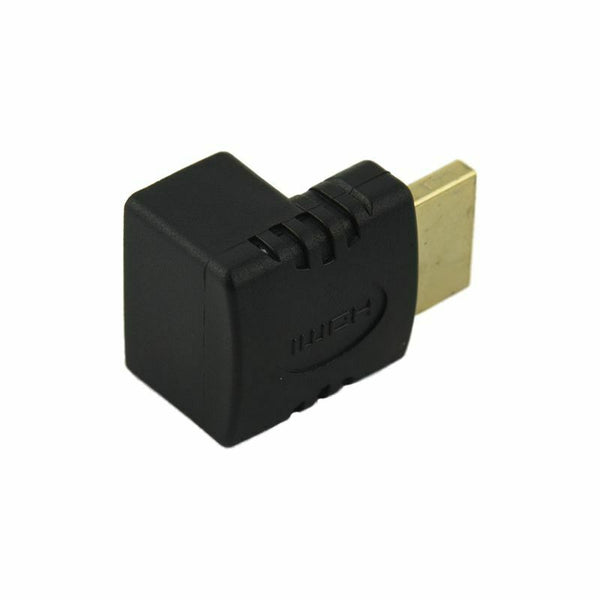 Fasdga HDMI adapter 90 degree right angle L - type (bottom)black A9H3