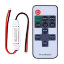 5-24V 11Key RF Remote Controll Mini Dimmer for Single Color LED Strip Light