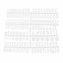 10x10 Inch Felt Letter Board Retro Wood With 340 White Letters Numbers And Bag
