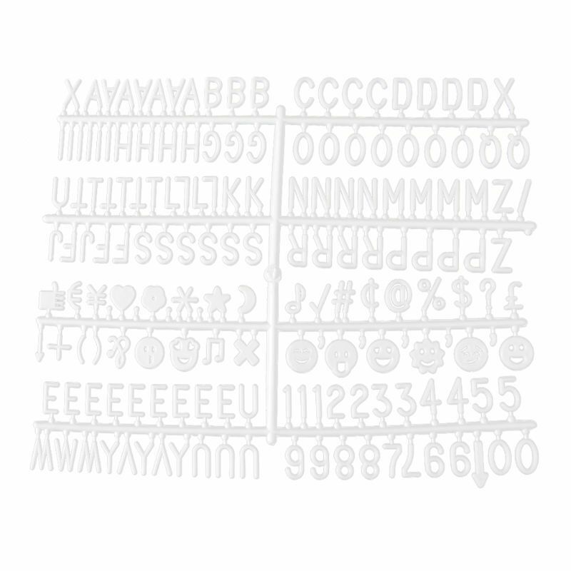 10x10 Inch Felt Letter Board Retro Wood With 340 White Letters Numbers And Bag