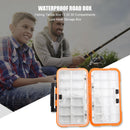 Fishing Tackle Box Double Sided Fishing Lure Bait Hook Storage Box (L) A