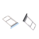 2PCS Dual Sim Card Holder Tray Frame For  Galaxy S8 S8P Black+Blue