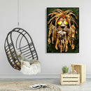 5D DIY Diamond Painting Full Drill Lion Cross Stitch Mosaic Kits Home Decor A