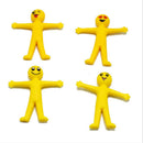 5Pcs anti stress squeeze yellow guy novelty & gag toys decompression fun to3c