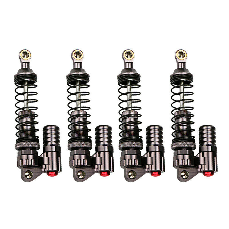 4Pcs Aluminium Alloy 90Mm Absorber Shocks For 1/10 Scale Rc Rock Crawlers A S6L1