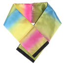 Change Color Scarf Magic Tricks Black To Rainbow Magic Props Toys BX