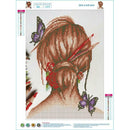 Butterfly Girl 5D DIY Diamond Painting Mosaic Cross Stitch Embroidery Decor