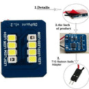 20X White Blue T10 2835 8 Smd Led Panel Canbus Car Auto Interior Reading Ma