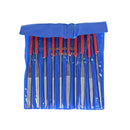 10pcs guitar file fret nut saddle slot grinding set luthier repair burnish FES