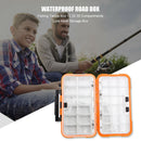 Fishing Tackle Box Double Sided Fishing Lure Bait Hook Storage Box (L)