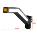 2Pcs LEDs Side Marker Lamps End Outline Light 12/24V for Trailer Truck Lorry