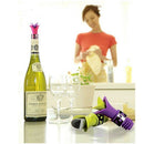 Purple creative practical Lily wine cork silicone food grade durable wine p F3Q2