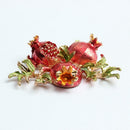 Pack of 5pcs Crystal Pomegranate Headpiece Headwear DIY Accessories
