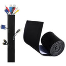150*13.5 Cm Thread Gluing Cable Sleeve Durable For TV Management Adjustable