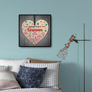 5D DIY Full Round Drill Diamond Painting Love Embroidery 40x40cm (L2162) A