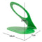 2PCS Foldable Cell Phone Charging Rack Holder Wall Charger Adapter Hanger Shelf