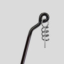 50pcs/box Circle Hooks Black High Carbon Steel Octopus Fishing Hooks - Size 1/0#