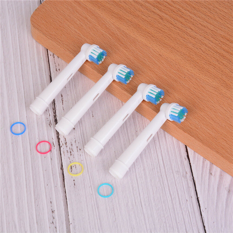 4pcs Electric Toothbrush Heads Replacement for Oral B SB-17A Soft Brush BDAU Cy