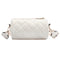 Fashion Women Leather Messenger Bag Cylinder Retro Shoulder Bags (White) A